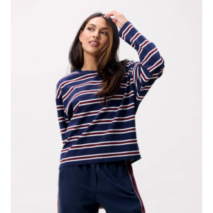 Catwalk Junkie Striped Longsleeve Navy Blazer