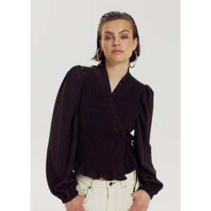 Harper & Yve Debby Blouse Hot Fudge