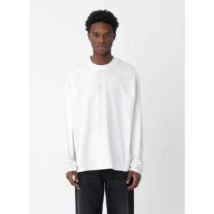 Won Hundred Staff Boxy Longsleeve Washed White - Washed White, XL
