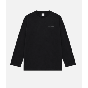 Won Hundred LS Italic Logo T-shirt Black - Black, L
