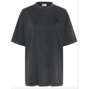 My Essential Wardrobe Esra Boxy Short Tee Black Wash - Black Wash, XL/XXL