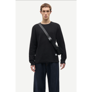 Samsoe Samsoe Safellow LS T-shirt Black - Black, M