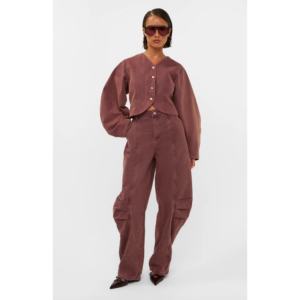 Studio Amaya Rift Pants Bordeaux - Bordeaux, S