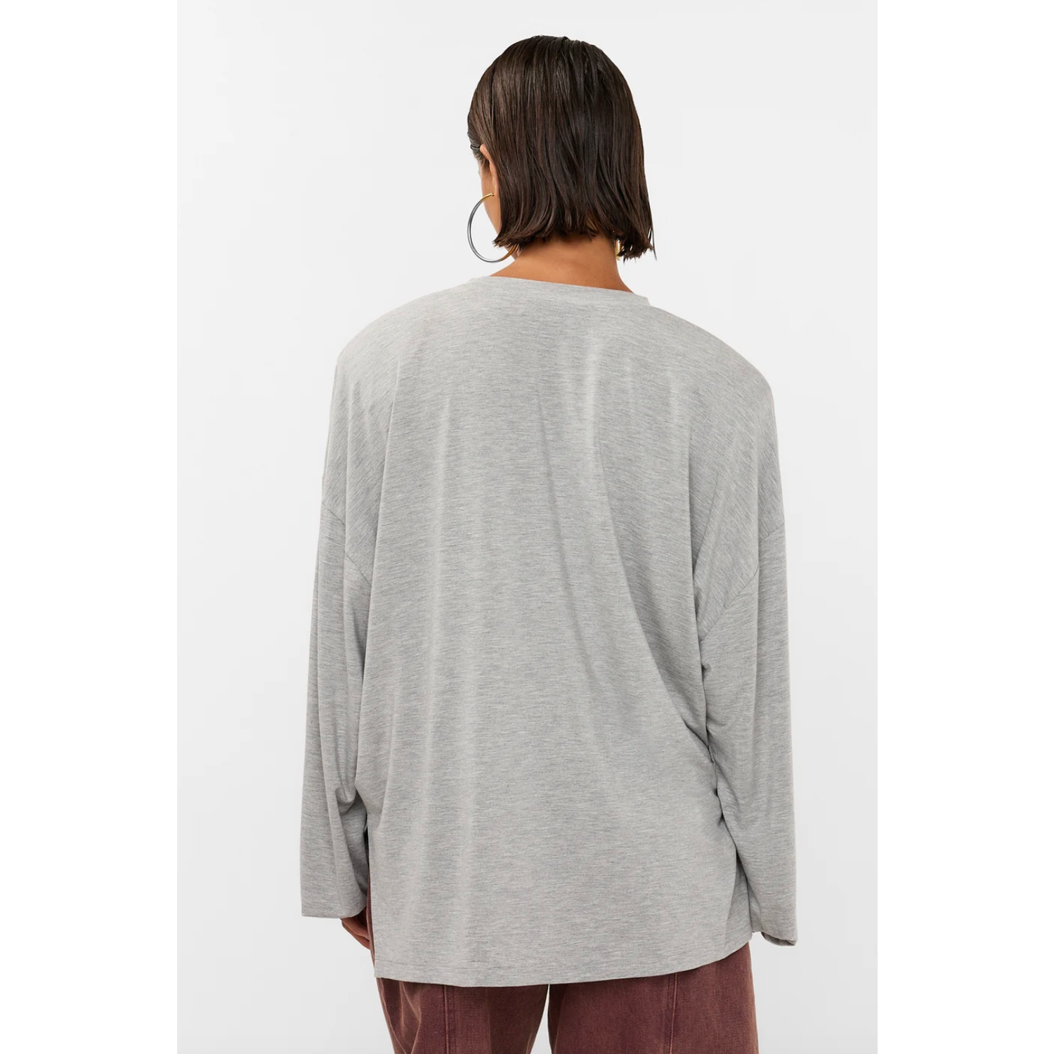 Studio Amaya Kaki T-shirt Grey - Afbeelding 2
