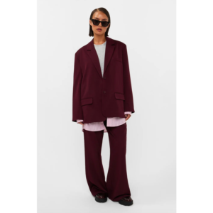 Studio Amaya Haven Blazer Bordeaux - Bordeaux, L