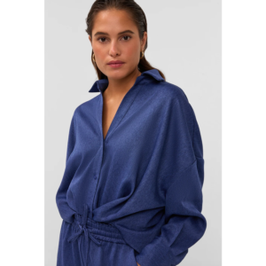 Amaya Amsterdam Hailey Blouse Blue - blue, XS