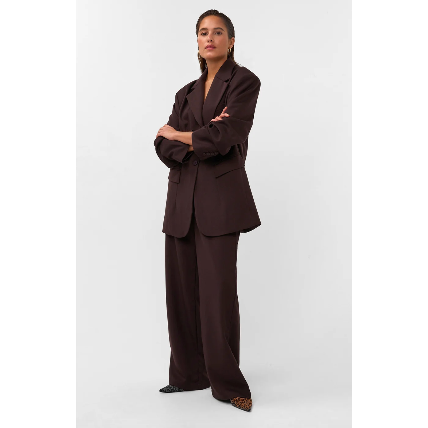 Amaya Amsterdam Clair Blazer Brown - Afbeelding 2