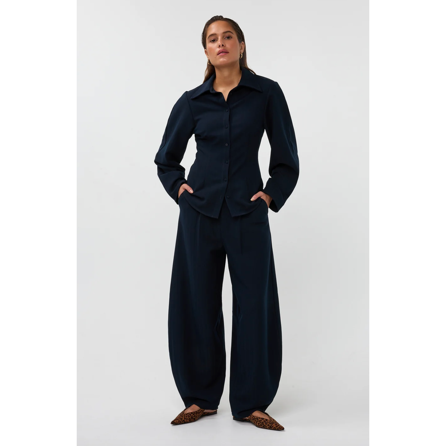 Amaya Amsterdam Loui Blouse Blue - Afbeelding 3