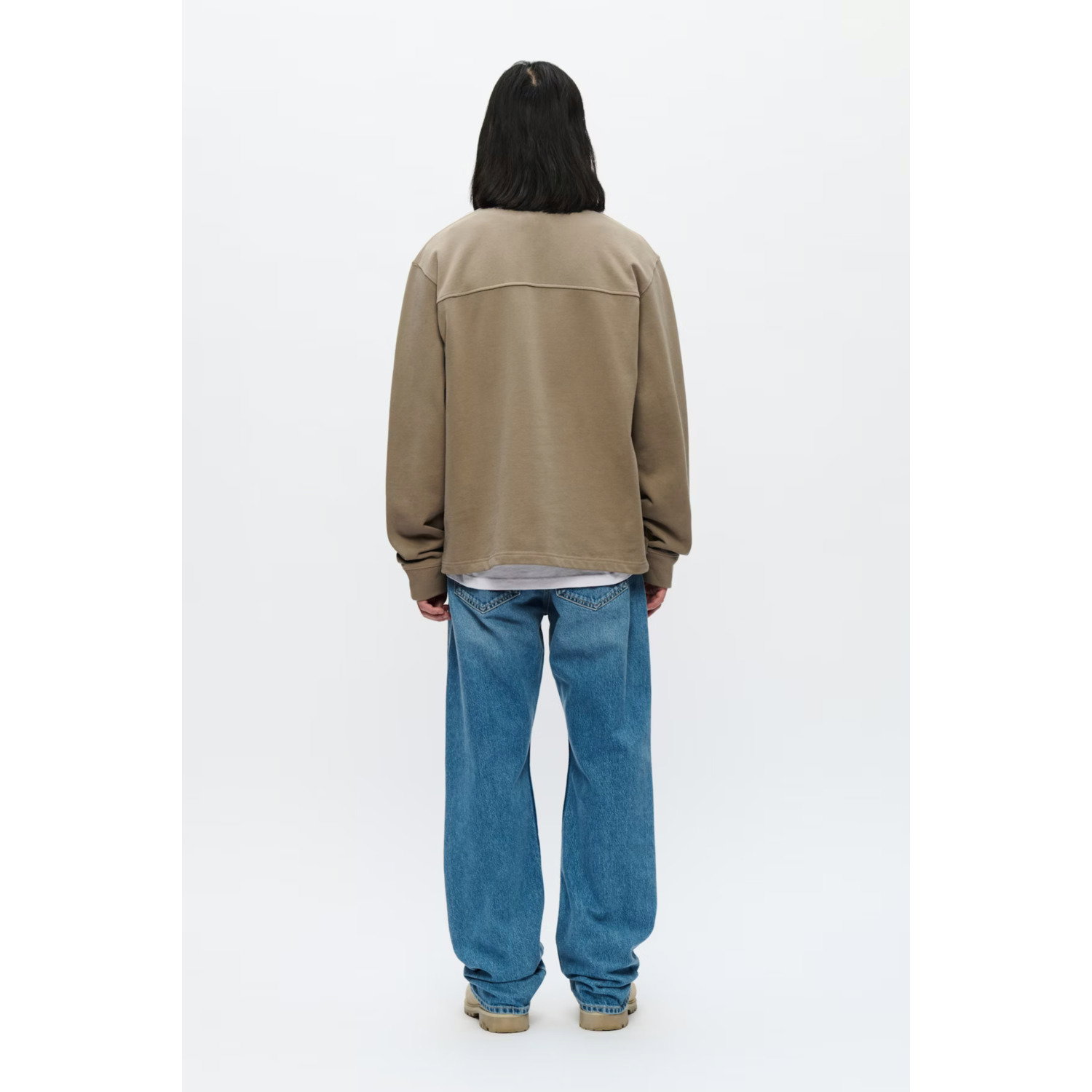 WoodWood Andy Half zipper Fallen Rock - Afbeelding 8
