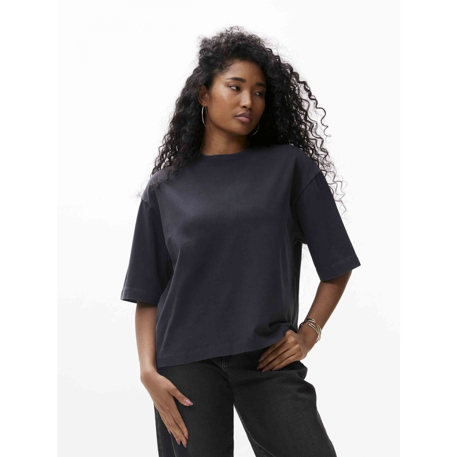 Catwalk Junkie Loose Fit Tee Dark Grey