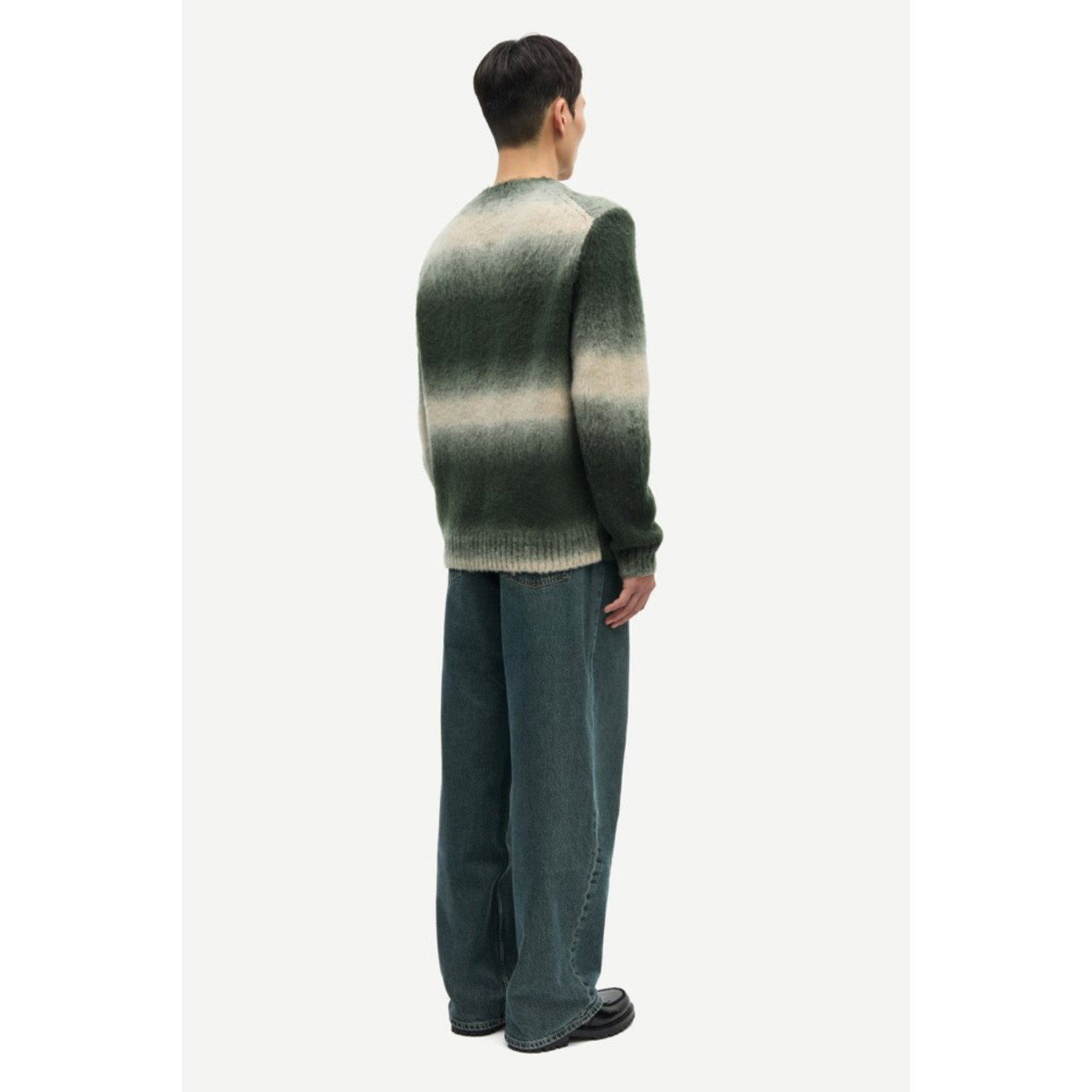 Samsoe Samsoe Safabio Sweater Ombre Grey - Afbeelding 2