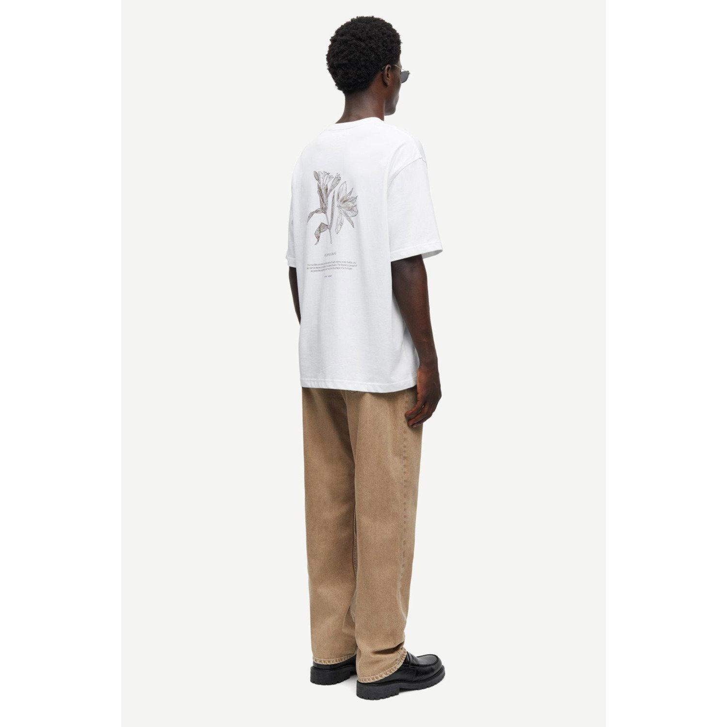 Samsoe Samsoe Salilium T-shirt Lilium French Roast - Afbeelding 3
