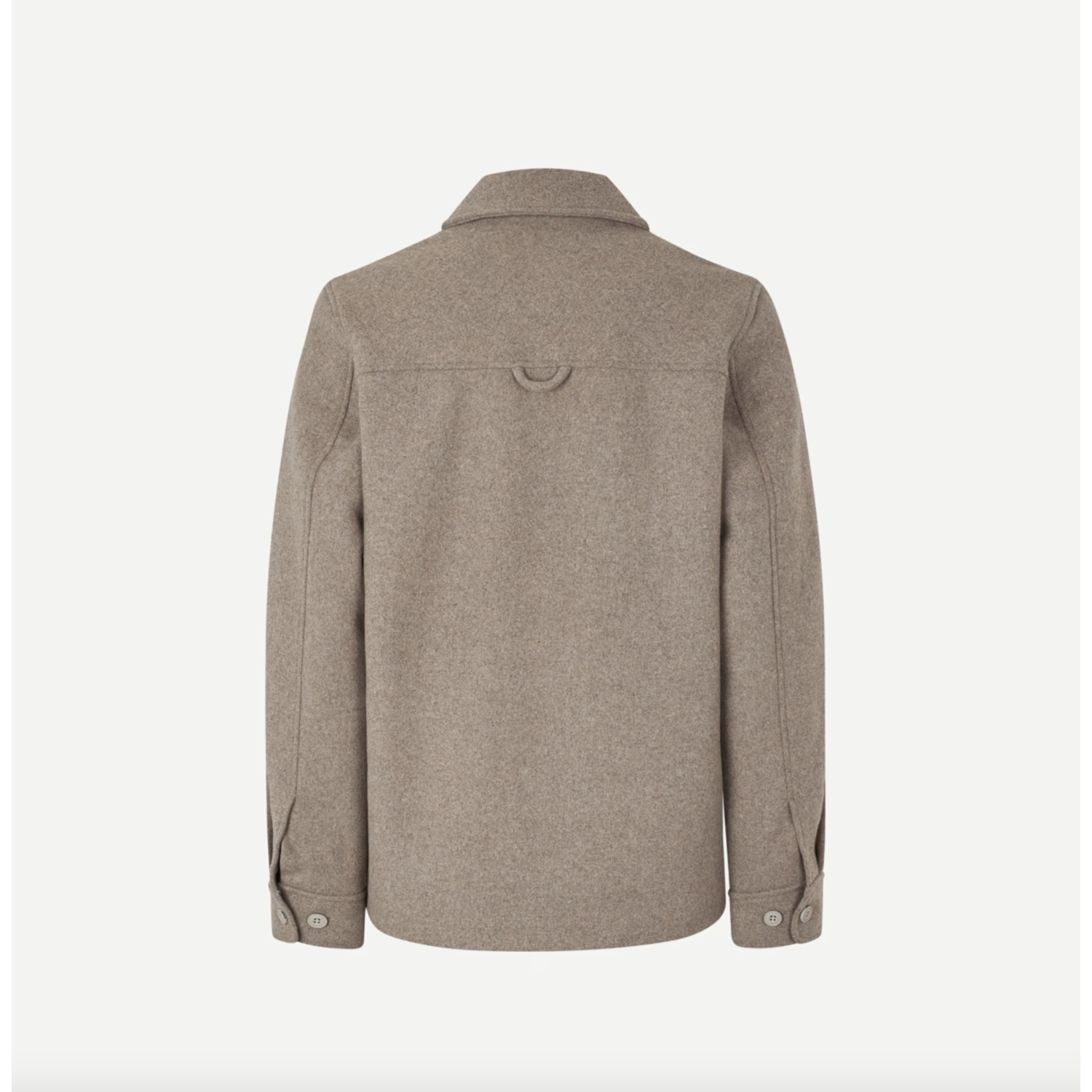 Samsoe Samsoe Pally Shirt Jacket Elephant Skin - Afbeelding 7