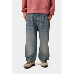 Carhartt WIP Aaron Pant Blue Worn Used Wash