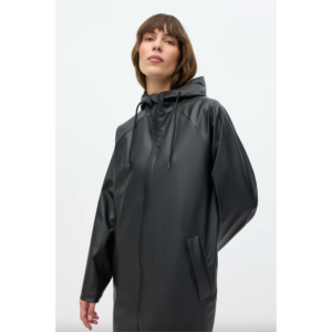 Envii Enjune Raincoat Black - Black, XS