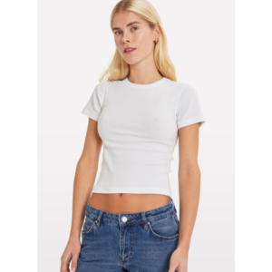 Envii Enally SS Crop Tee Bright White