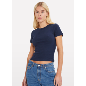 Envii Enally SS Crop Tee Navy Blazer - Navy Blazer, S