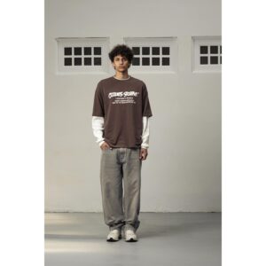 Goodies Sportive Records LS Brown - Brown, XL