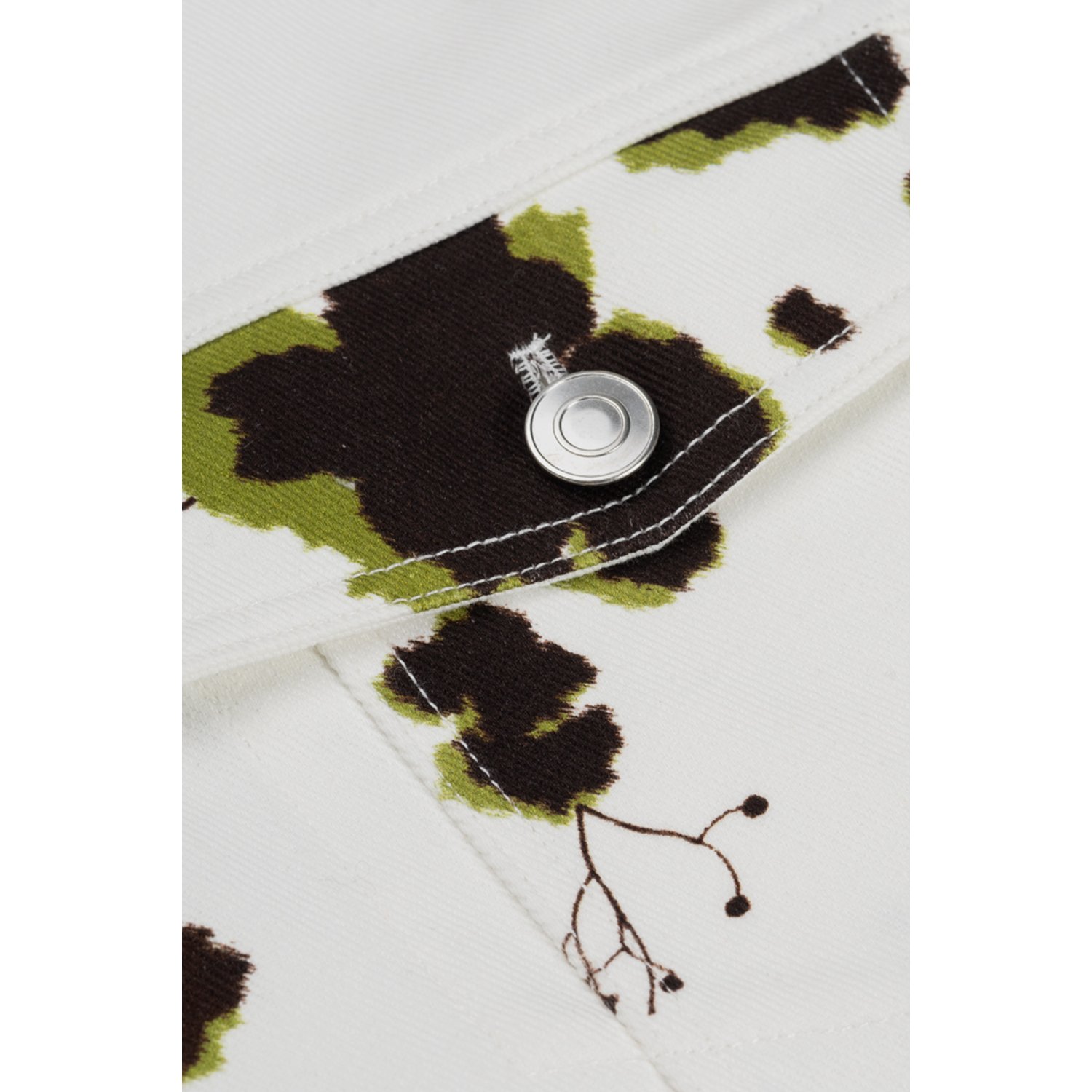 Ampere Denim Jacket Botanical Cow - Afbeelding 2