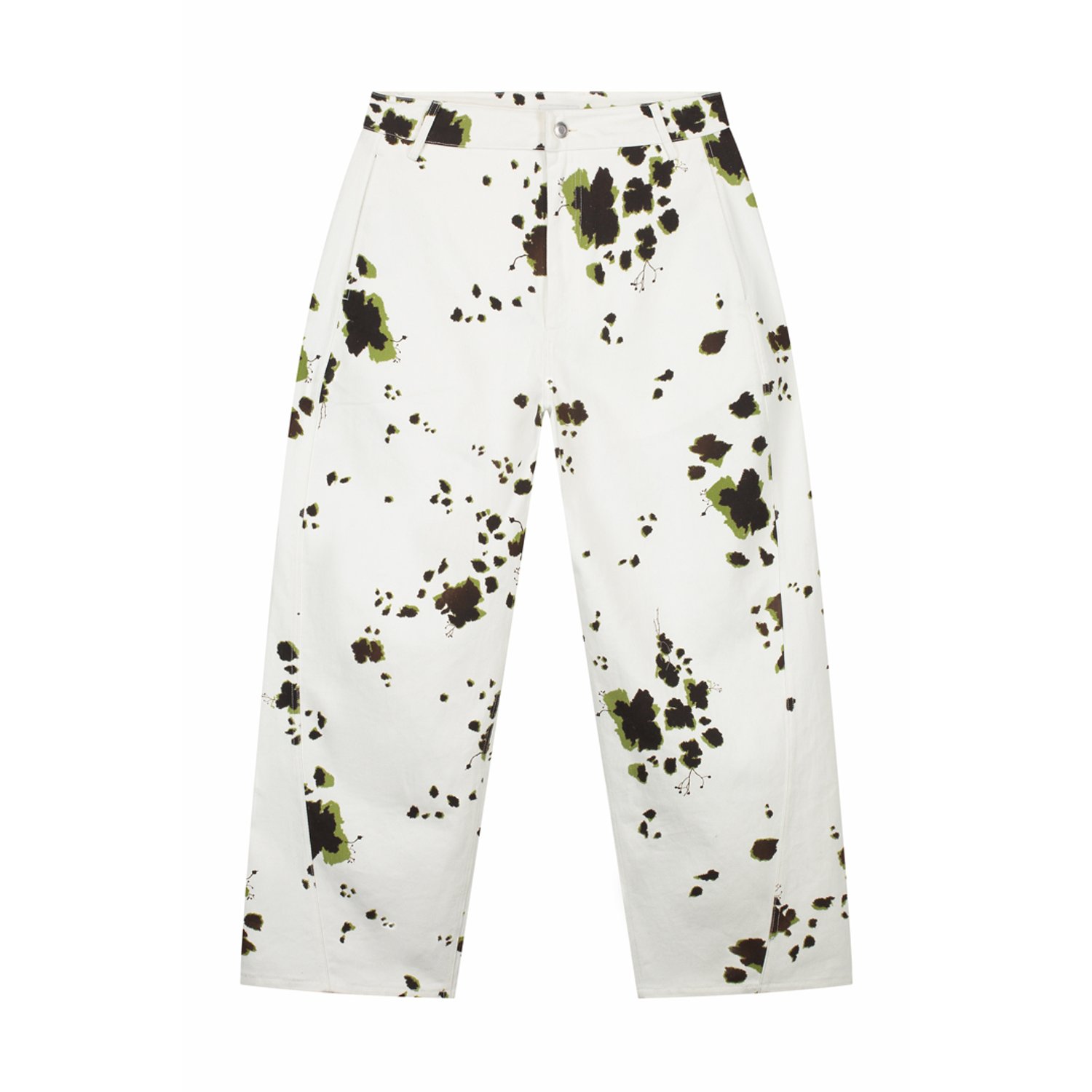 Ampere Twisted Seam Trousers Botanical Cow