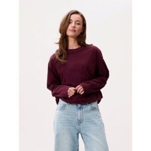Catwalk Junkie Tuck In Long Sleeve Merlot - Merlot, 34