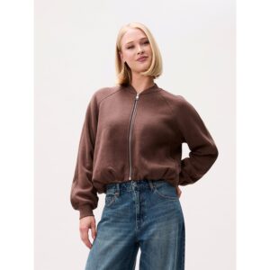 Catwalk Junkie Tuck in Sweat Cardigan Brownie