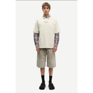 Samsoe Samsoe Satimothy Cut Shorts Aluminium - Aluminium, 34