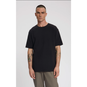 Law Of The Sea Auren Structured T-Shirt Jet Black - Jet Black, S