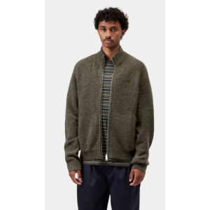 Carhartt WIP Curtis Sweater Jacket Tangled Shungite - Tangled Shungite, XL