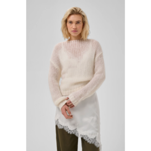My Essential Wardrobe Nima Knit Pullover Snow White - Snow White, L