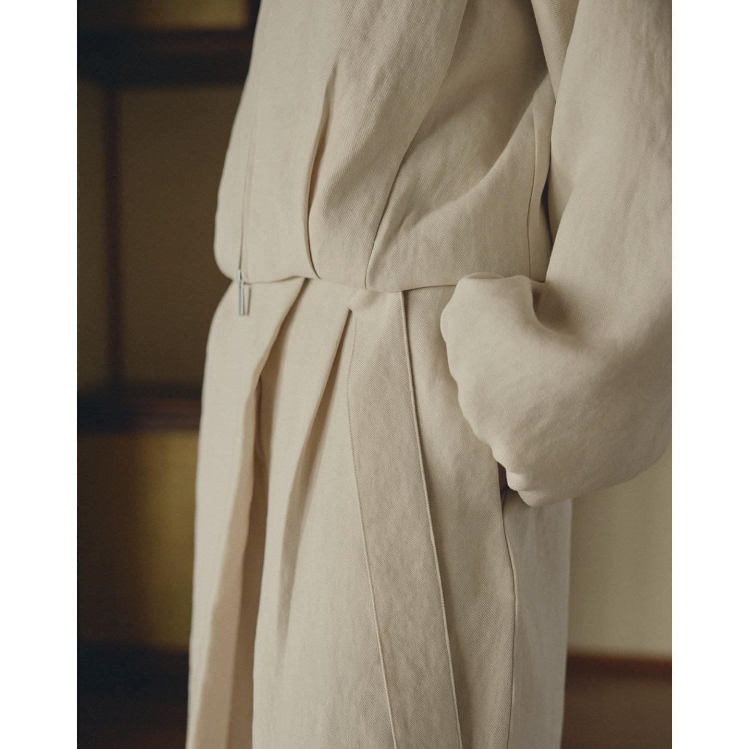 MSCH Zein Esteraine Pant Bleached Sand - Afbeelding 4
