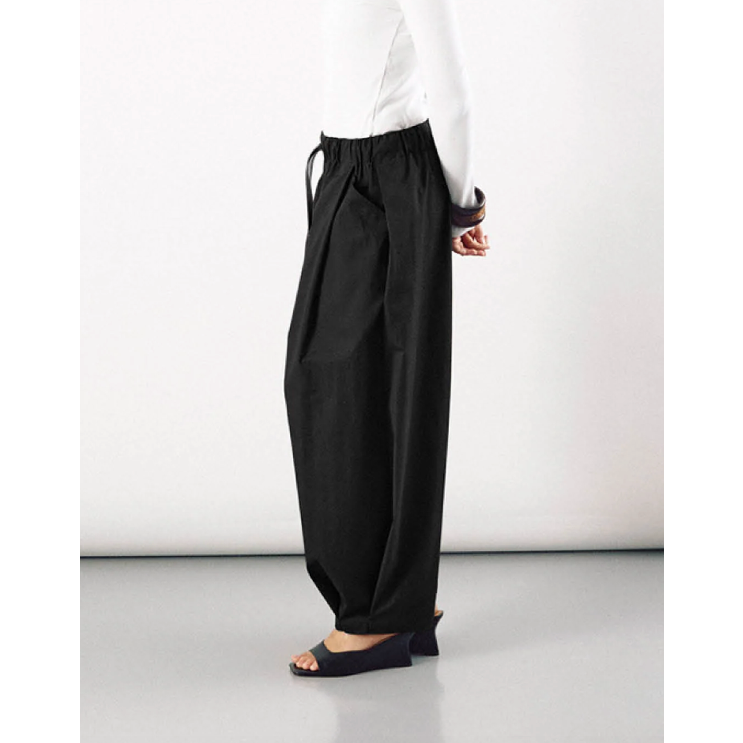 Cèucle Curved Pants Chapter 4 Black - Afbeelding 4