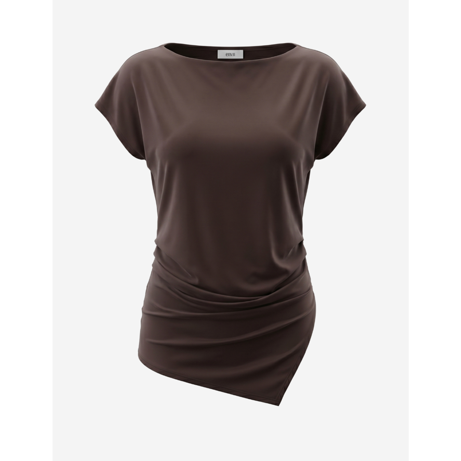 Envii Enscorpion Waist SS Top Chocolate Torte - Afbeelding 2
