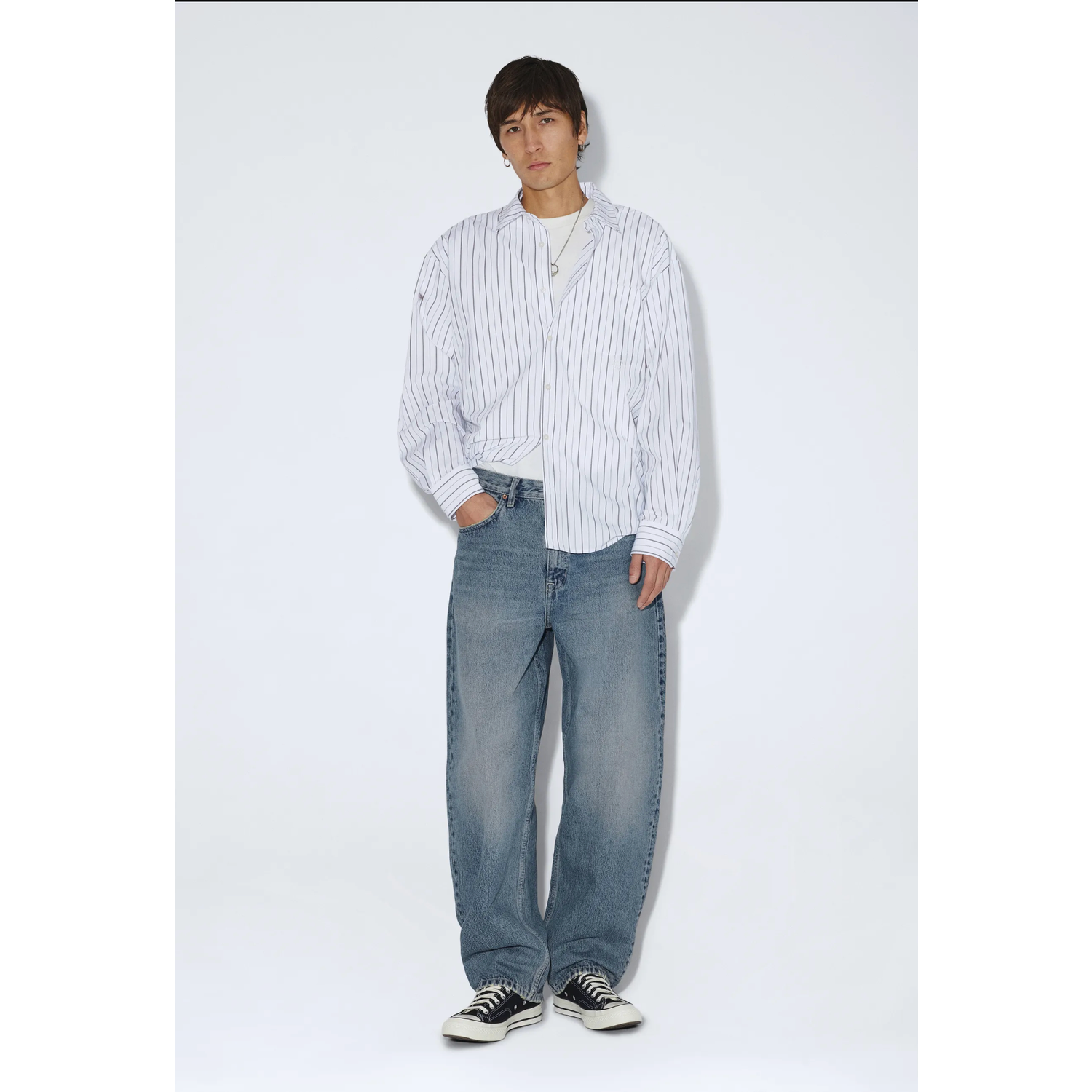 Dr Denim Omar Barrel Jeans Drift Sky Used - Afbeelding 2