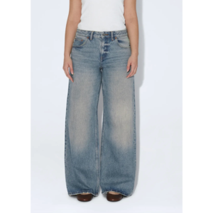 Dr Denim Rhue Low Wide Jeans Stream Sky Fade Vintage - Stream Sky Fade Vintage, 26/34