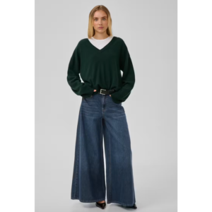 My Essential Wardrobe Jeans Wide Dicte Dark Blue Retro Wash