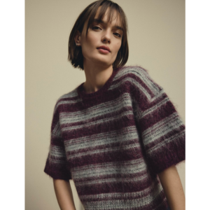 MSCH Lycie 2/4 Pullover STP Purple/H Gray - Purple/H Gray, M/L