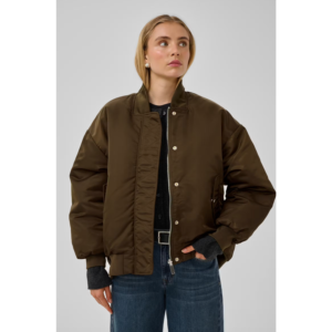 My Essential Wardrobe Helga Bomber Jacket Demitasse - Demitasse, 34