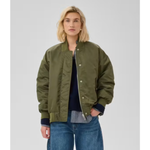 My Essential Wardrobe Helga Bomber Jacket Olive Night - Olive Night, 38