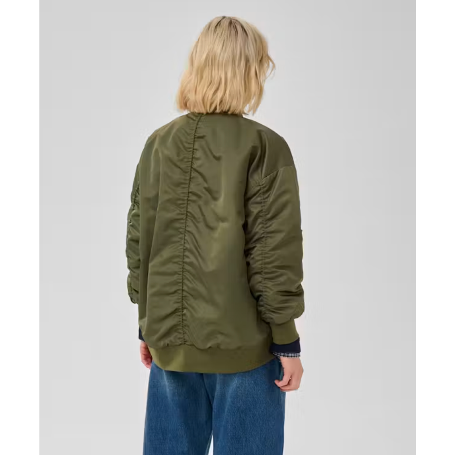 My Essential Wardrobe Helga Bomber Jacket Olive Night - Afbeelding 2