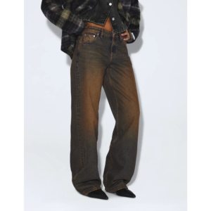 Dr Denim Hill Low Relaxed Stream Dark Gold - Strean Dark Gold, 26/34