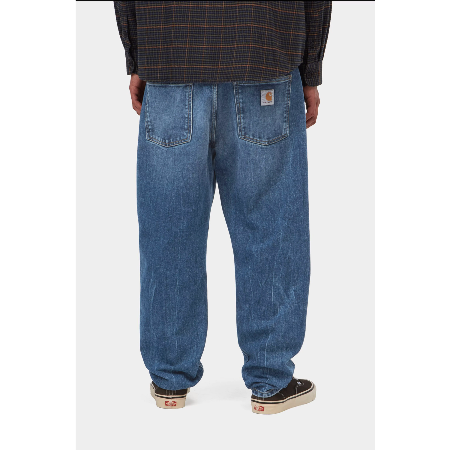 Carhartt WIP Newel Pants Blue Marble Used Wash - Afbeelding 2