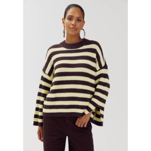 Harper & Yve Alice Trui Almond Oil Stripe - Almond Oil Stripe, S