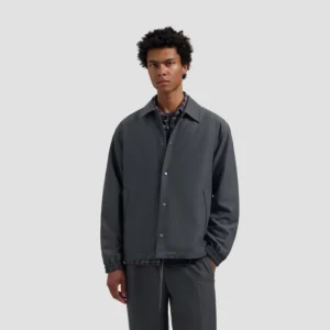 Olaf Western Coach Jacket Charcoal - Charcoal, L