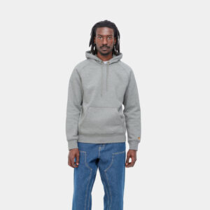 Carhartt WIP Hooded Chase Sweat Heather Grey