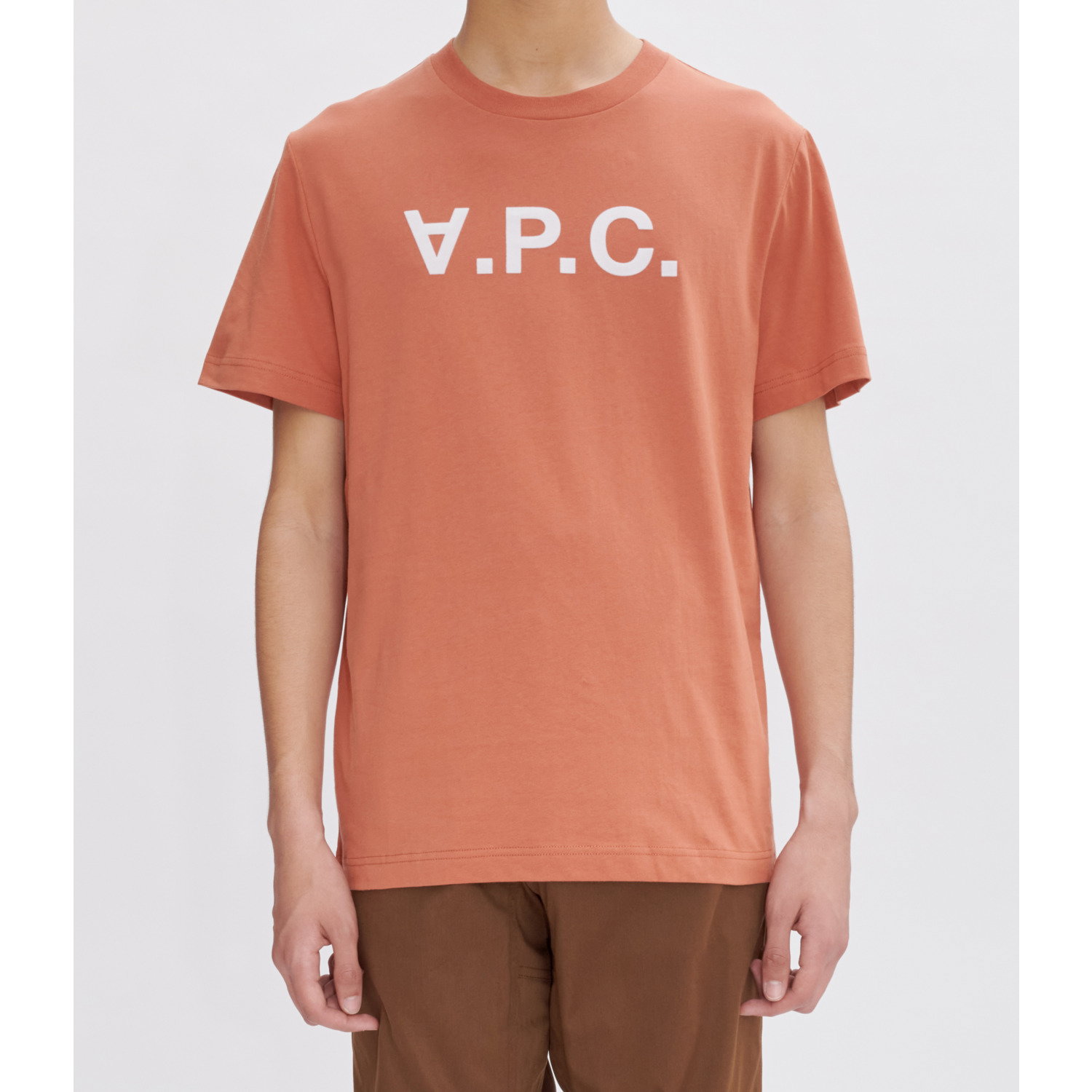 A.P.C. t-shirt standard grand vpc GOTS Terracotta