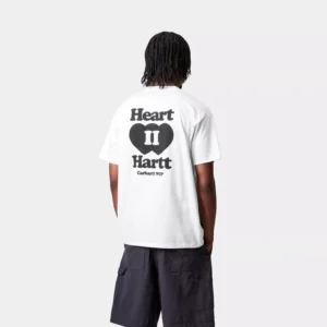 Carhartt WIP S/S Heart II Hart T-Shirt White - White, S