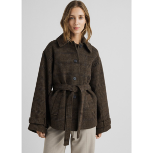 MSCH Amaranda Jacket CHK Hot Fudge/Rubbe