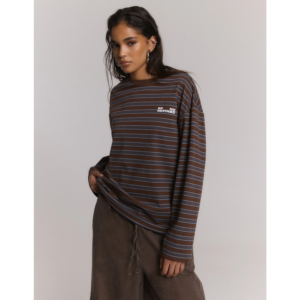 Refined Department Oversized Striped Longsleeve Amelie - Striped, L