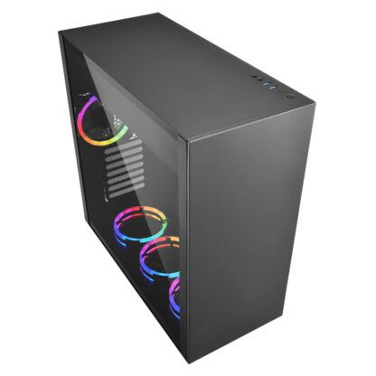 Sharkoon PureSteel Black RGB computer Case - Dealstunter.nl
